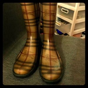 Authentic Burberry Rain Boots